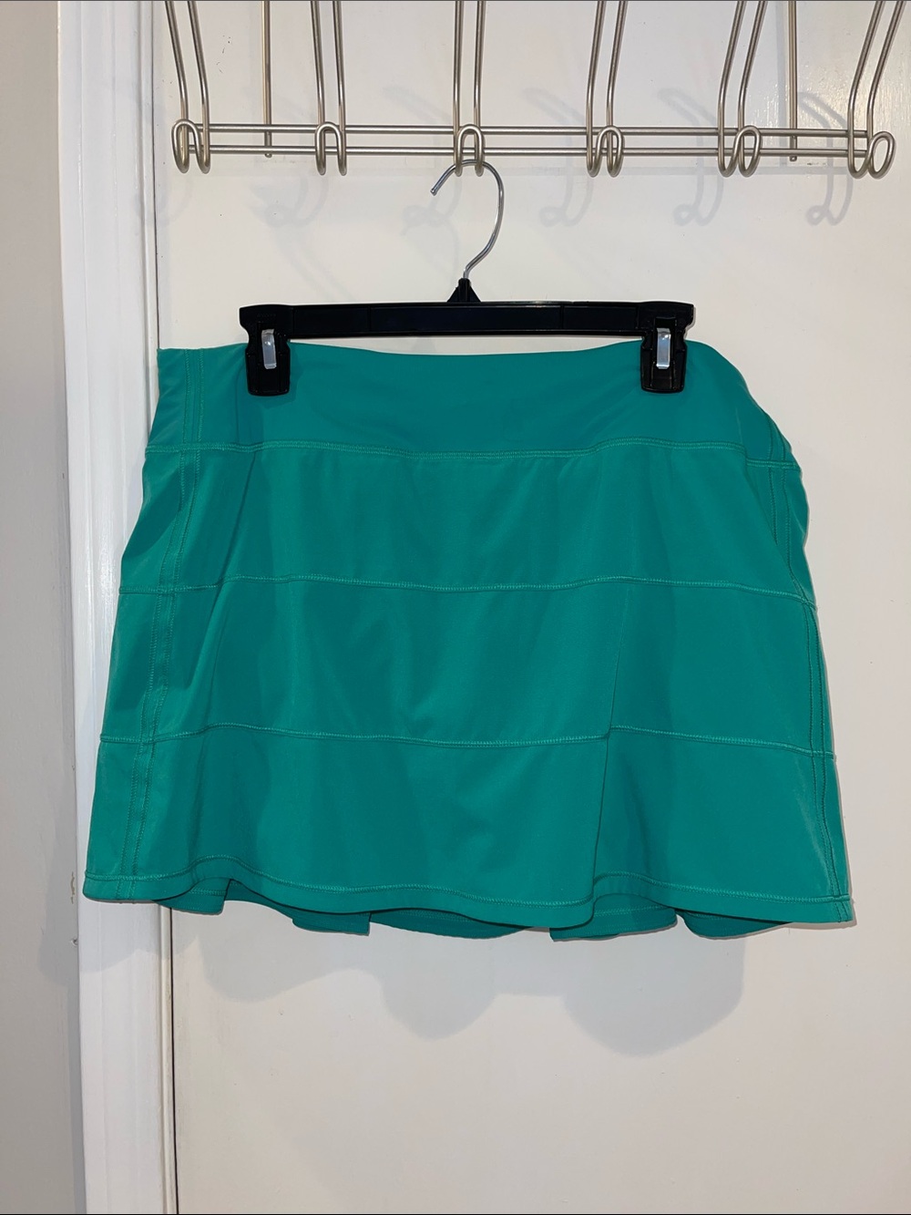 Lululemon Maldives Green Pace Rival Mid Rise Skirt Long